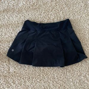 Black Lululemon skirt